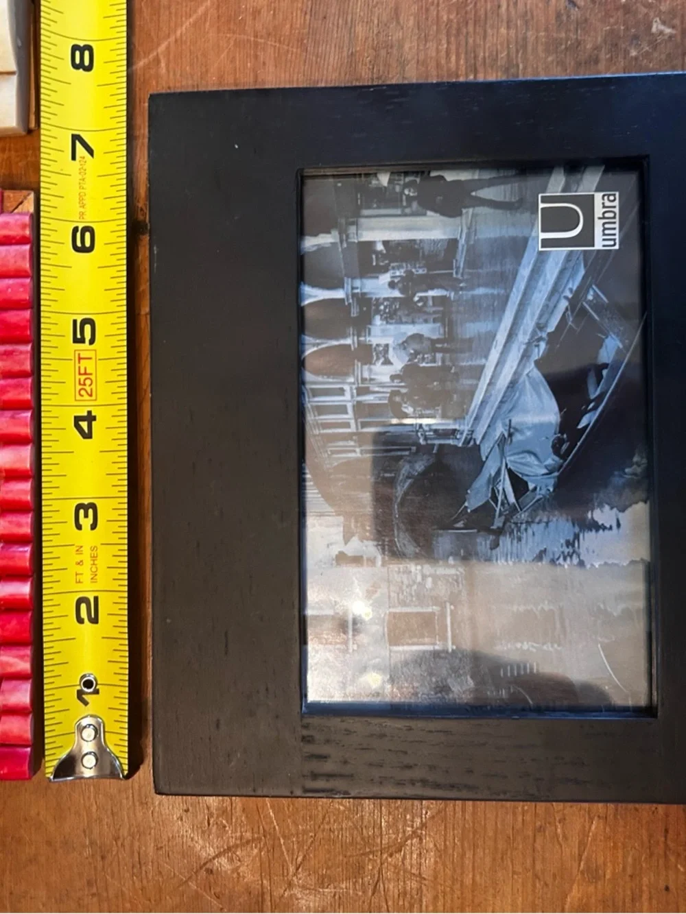 Bundle of three photo frames with glass. Horizontal or vertical.